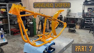 Shovelhead Chopper Disassembly  Swing Arm Shovelhead Runs Mazi Moto Shovel Build Part 7 [upl. by Ynagoham]