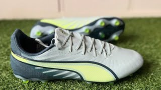 Puma King Match FGAG Boots Review  On Feetamp Unboxing ASMR 4K [upl. by Paula]