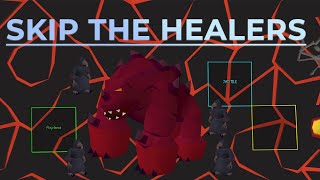 The Jad Tile Healers Skip Fight Caves Strategy  NO MORE PLANKING [upl. by Delcina]