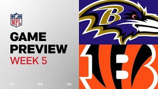 Baltimore and Cincinnati Game Highlights WEEK 5 [upl. by Claiborn]