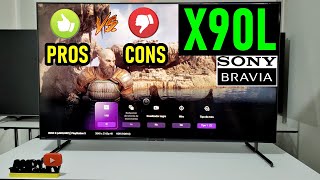 SONY X90L XR Triluminos Pro FALD PROS Y CONTRAS  Smart TV 4K  120Hz VRR HDMI 21 [upl. by Fi470]