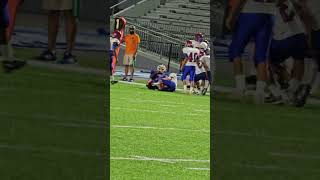 Huntsville Jr High intercepts the ball from Whitesburg Middle football nfl athlete highlights [upl. by Atlanta]