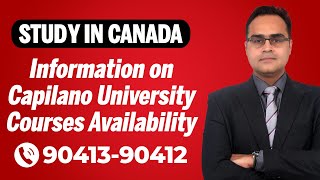 Information on Capilano University Courses Availability [upl. by Attenhoj]