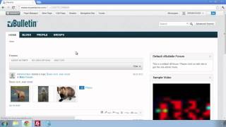 vBulletin 5 Connect Managing Forums using Site Builder [upl. by Alitta]
