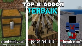 Top 6 Addon Terbaik Di Minecraft pocket edition [upl. by Saunderson397]