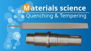 Quenching and tempering of steel  Heat treatment  Hardening  Martensite [upl. by Yemac647]