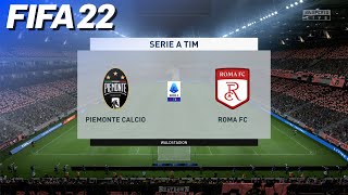 FIFA 22  Piemonte Calcio Juventus vs Roma FC AS Roma  PS5 [upl. by Ardnaed688]