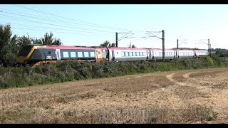 Grand Central Voyager on Gamston Bank ECML [upl. by Eelloh]