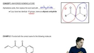 Anhydride Nomenclature [upl. by Onileba]