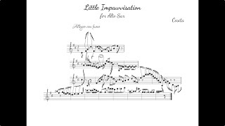 Little Impawvisation for alto sax Cosita [upl. by Bolton]