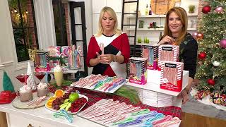 Doschers 4 5pc Boxes of HandCrafted Candy Canes on QVC [upl. by Eenram]