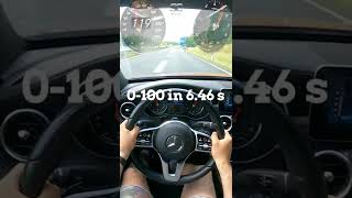 2019 MercedesBenz C300 AMG Line  Top Speed Shorts [upl. by Eniladam]