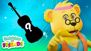 Guess the Sound of Musical Instrument  Bubbles and Friends  Full Episode Quiz  Song For Kids [upl. by Yblok]