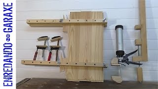 6 homemade clamps and workbench vises [upl. by Ellison]