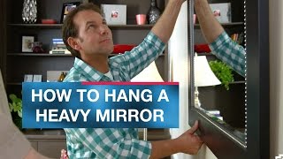 How to Hang a Heavy Mirror or Picture [upl. by Divad124]