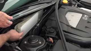 Saab 93  How To Change The Cabin Air Filter [upl. by Bobette172]