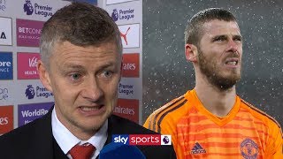 Ole Gunnar Solskjaer reacts to David De Gea’s mistake against Arsenal [upl. by Luar144]