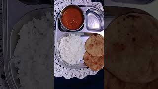 Rajma rice 😋 foodshorts rajmachawal thaali ytshorts [upl. by Vick796]