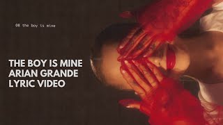 Ariana Grande  Boy is Mine Lyric Video l Eunhye [upl. by Ylehsa]