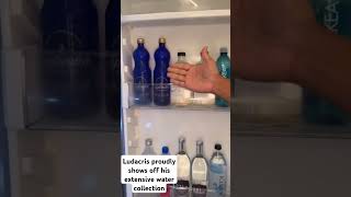 Ludacris proudly shows off his extensive water collection celebritynews funny rap celebritylife [upl. by Watanabe]