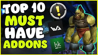 In Depth Top 10 Addon Guide  Season of Discovery  Classic [upl. by Annahsohs]