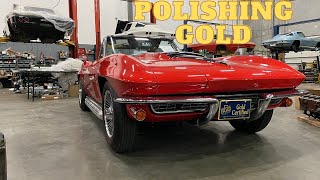 Improving Bloomington Gold 67 Big Block Corvette  Making the Best Better Car Restoration Shop [upl. by Alleuol]