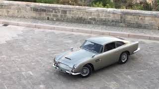 James Bonds Aston Martin DB5 in Matera Italy  NO TIME TO DIE [upl. by Rodolph]