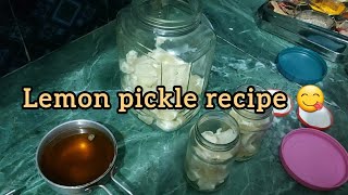 Lemon pickle recipeNimbu ka achar 😋🍋 [upl. by Llehcnom715]