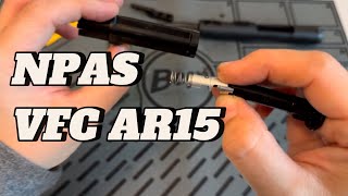 NPAS install VFC AR15 GBB [upl. by Ariahay]