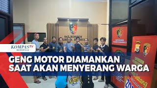 Geng Motor Ditangkap Saat Akan Serang Warga [upl. by Leilah504]