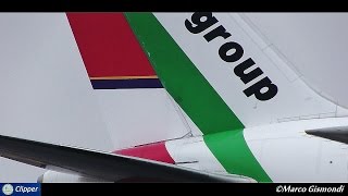 Air Italy  Meridiana hibrid livery B767200 at Malpensa [upl. by Clarkin]