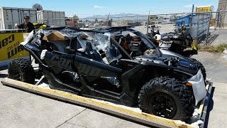 CAN AM MAVERICK X3 X RS MAX UNBOXING REVIEW NEW BUILD [upl. by Sucramal]