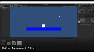 Unity3d Coding a Simple 2D Platform Movement Script [upl. by Georgi]