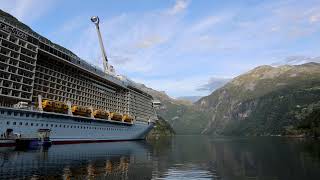 Royal Caribbean  Geiranger Cruise Port and Mount Dalsnibba  Norways Majestic Beauty [upl. by Ahserb806]