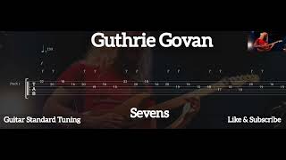 Guthrie Govan  Sevens  Tab Guitar [upl. by Nayd]