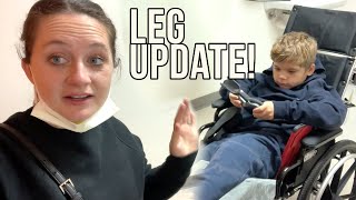 Hoping For the Best  Ollies Broken Leg Update [upl. by Chavez]