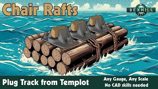 S2 E37 Chair Rafts  More 3d printed model railway track from Templot [upl. by Orpah]