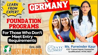 Germany Foundation Programs for Those Who Dont Meet Entry Requirements [upl. by Lekzehcey]