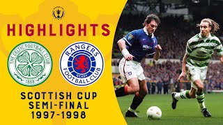 Larsson v Laudrup  Celtic v Rangers  Scottish Cup SemiFinal [upl. by Ime]