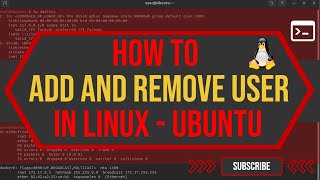 How to Add and Remove User in Linux Ubuntu  useradd command [upl. by Enitsenrae97]