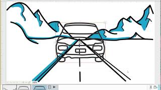 Car Moving Morph Animation Tutorial  VideoScribe [upl. by Retsevlys]