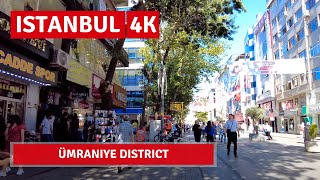 Istanbul Ümraniye Walking Tour In A Wonderful Bazaar 31July 20214k UHD 60fps [upl. by Eilatan]