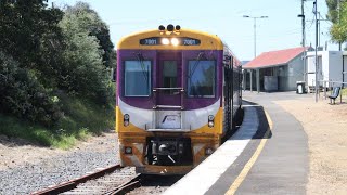 Sprinter 7001 7007 departing from Stony Point to Frankston [upl. by Eirojram]