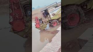 dkptechnical automobile combine farming farmer combineharvester 😭😁😁😁 [upl. by Aehsan]