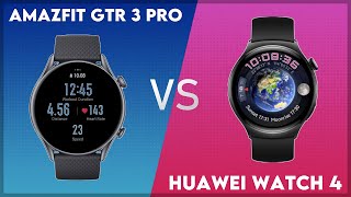 Amazfit GTR 3 Pro vs Huawei Watch 4 Comparison [upl. by Svensen]