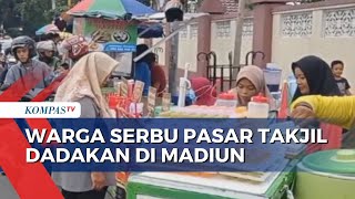 Berkah Ramadan Pedagang Takjil Dadakan di Madiun Raih Omzet Rp 500 Ribu per Hari [upl. by Eiramlehcar]