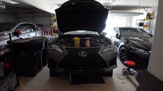 2023 RCF Track Edition First Oil Change Finally [upl. by Ecined]