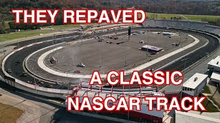 North Wilkesboro Speedway Repaved [upl. by Jay279]