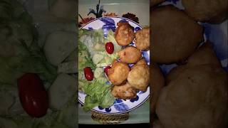 BEIGNETS AUX CREVETTES 🍤 food recettefacile ytshorts viralvideo recipes cooking eating bts [upl. by Xirdnek]