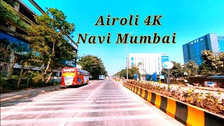 Airoli 4K drive  Navi Mumbai  India [upl. by Anaujait]